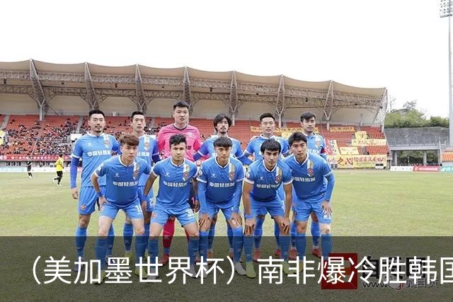 （美加墨世界杯）南非爆冷胜韩国 携手墨西哥晋级淘汰赛